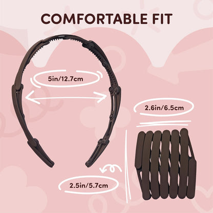 4PCS Foldable Anti-Slip Headband for Women