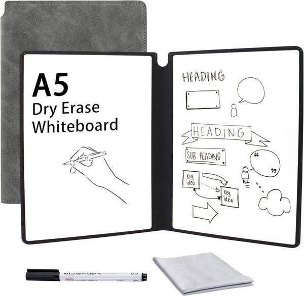Reusable Whiteboard Notebook