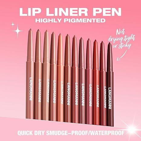 12-Color Matte Lip Liner Set