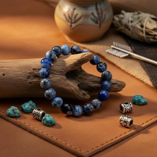 Serenity Blue Pattern Bracelet