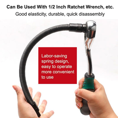 Square Drive Flexible Long Socket Extension Ratchet