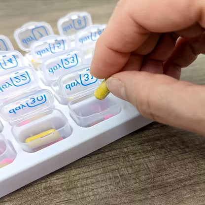 31 Day Monthly Pill Box Organizer Planner