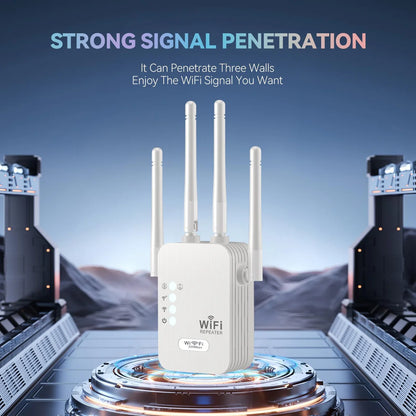 WiFi Extender Signal Booster, Internet Booster, Long Range WiFi Extender