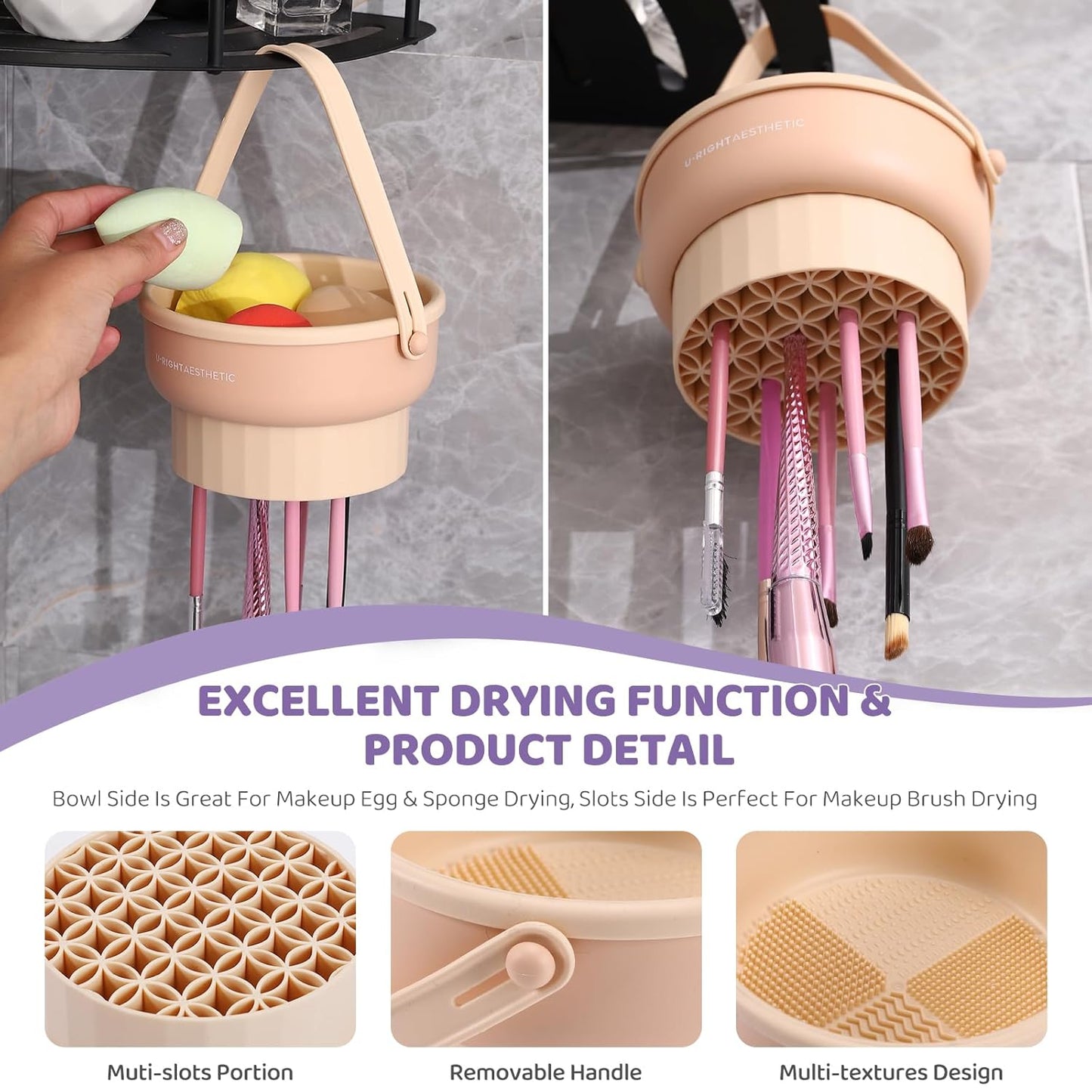 Makeup Brushes Cleaner Bowl