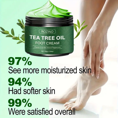 Tea Tree Oil Foot Cream, Warming Cream —— Suitable for calluses, dry and cracked feet