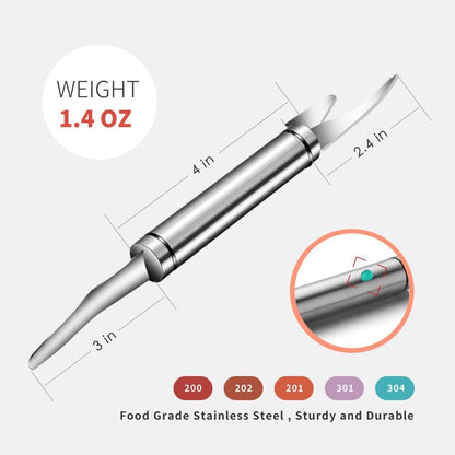 2PCS Shrimp Deveining Tool Stainless Steel