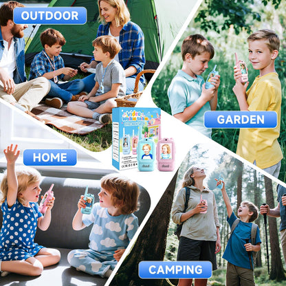 Handheld 2 Pack Rechargeable Video Intercom Kids Walkies Talkies