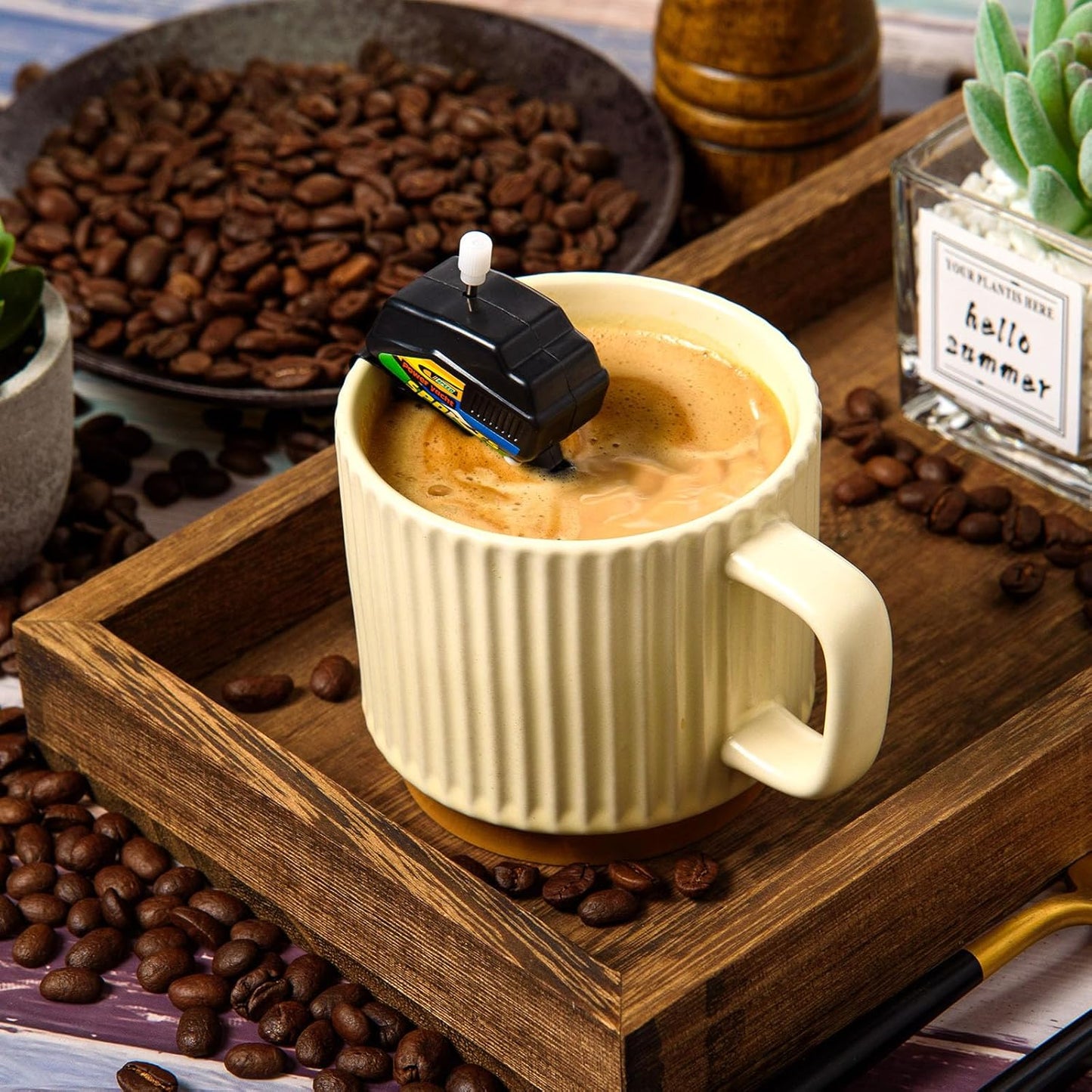 Stainless Steel Boat Motor Coffee Stirrer Unique Gadgets