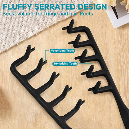 Volumizing Texture Comb – Wide Tooth Hair Styling Comb for Men & Women