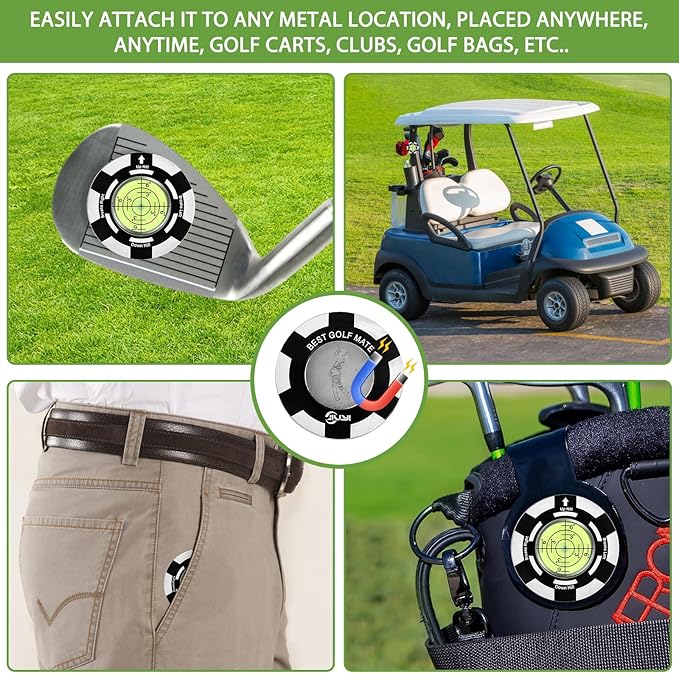 High Precision Golf Tools Leveler Clear&Transparent Ball Marker