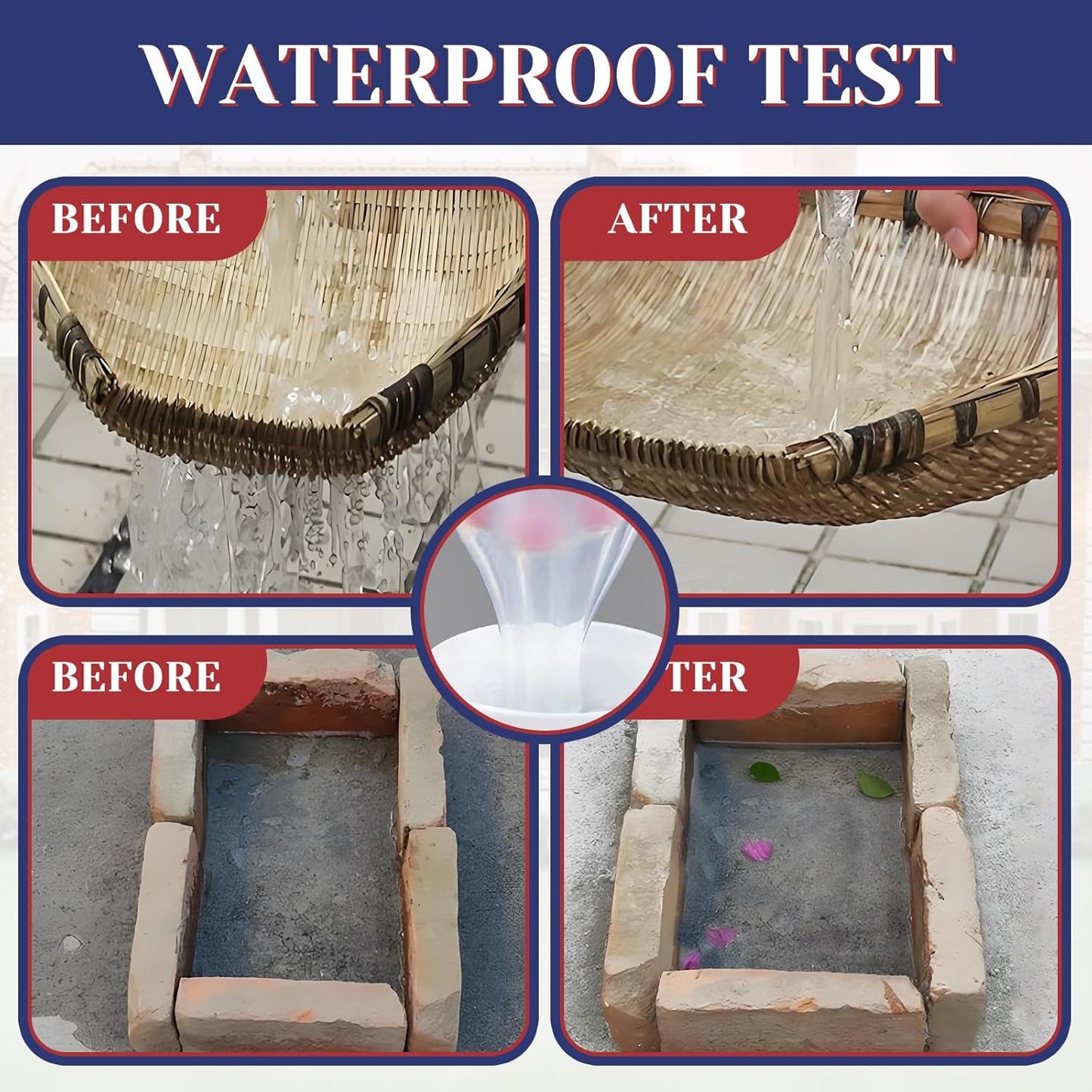 Invisible Waterproof Agent for Both Interior & Exterior Use on Rooftops, Bathrooms, and Walls