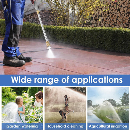 High Pressure Washer Wand Hose Attachment Pressure Washer with 2 Nozzles Multi-Purpose