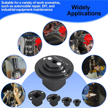 Low Profile Impact Socket Adapter Set, Drive Ratchet Adapter Set