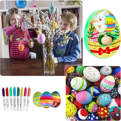 Egg Decorating Spinner, Easter Egg Decorator Kit, 3 Eggs 8 Markers