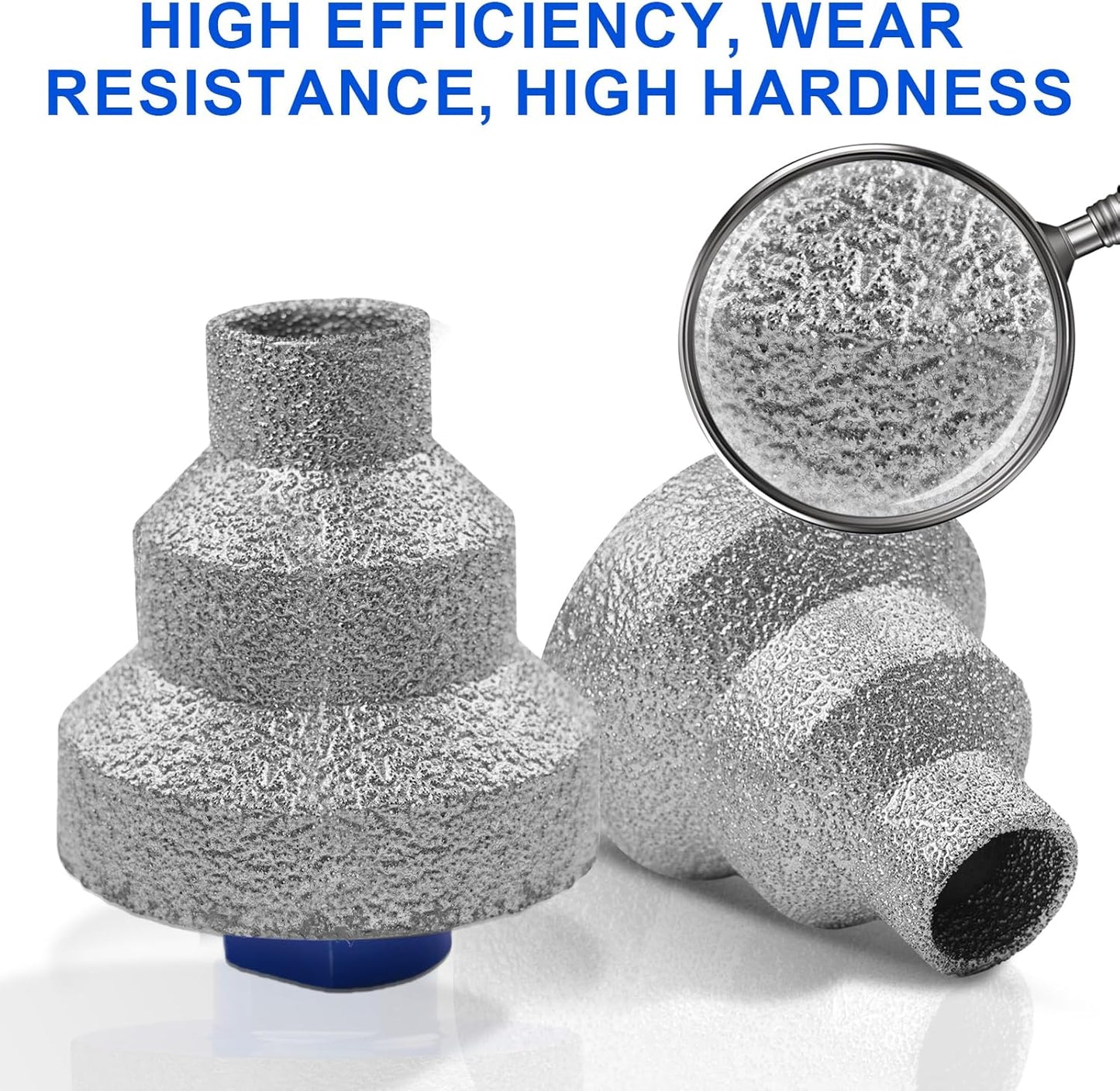 Diamond Beveling Chamfer Bit for Hole Enlarging, Adapting for Angle Grinders
