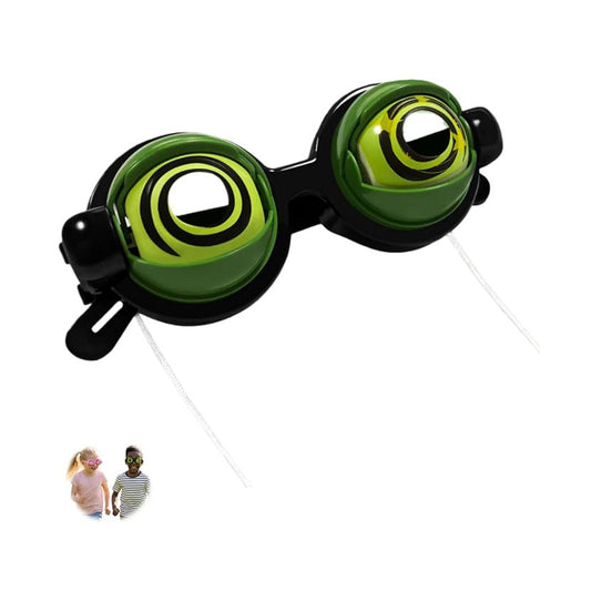 Winking Glasses for Parties & Performances, Kinetic Crazy Eyes with Manual Blink Action