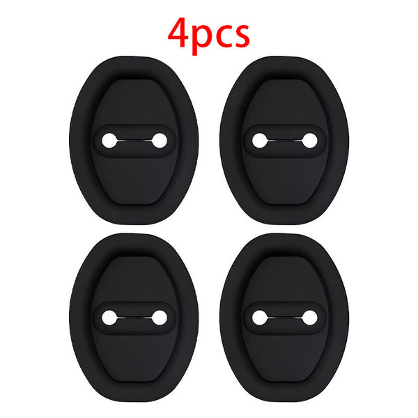 4PCS Silicone Car Door Latch Guard Covers for Car Door Protector & Noise Reduction