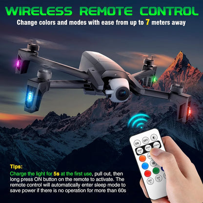 Multi-Use Wireless Strobe Safety Lights with Remote