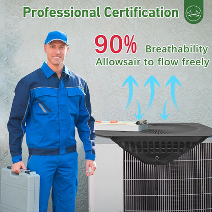 26" x 26" Universal Central Air Conditioner Mesh AC Unit Cover for Outside