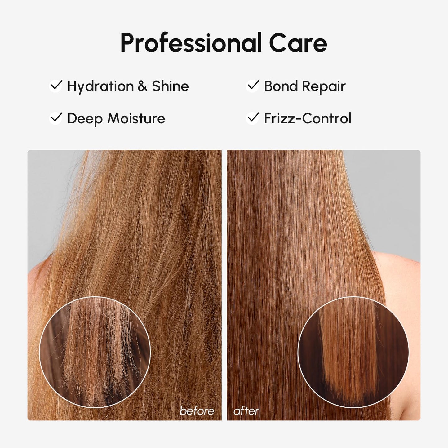 Deep Conditioning Hair Mask for Damaged Hair Treatment - Keratin Hair Care for Hydrating Repair for Dry, Curly, Color-Treated and Frizzy Hair
