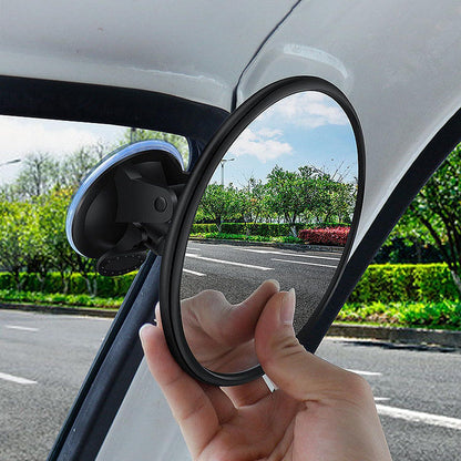 Car Rearview Mirror 360 Degree Rotation Wide-angle Rearview Convex Mirror