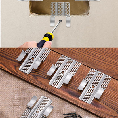 Drywall Repair Clips - 10pcs Drywall Fastener Clips with 20 Screws Fits 1/2" and 5/8" Panels