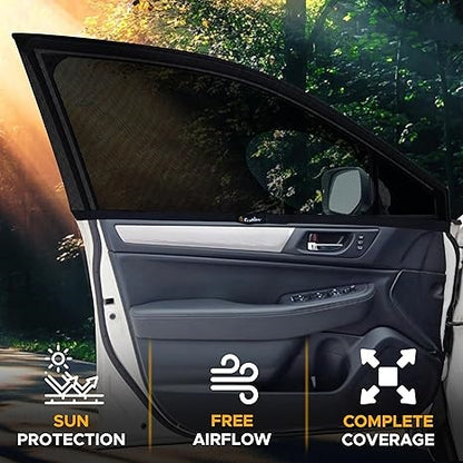 4PCS Car Window Shades, Side Window Protector, Auto Front Rear Side Window Sun Shades