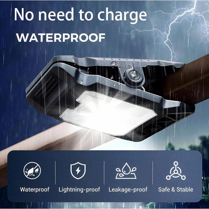 Motion Sensor Solar Lights 2-Pack, Waterproof Outdoor Wall Lamps with Human Body