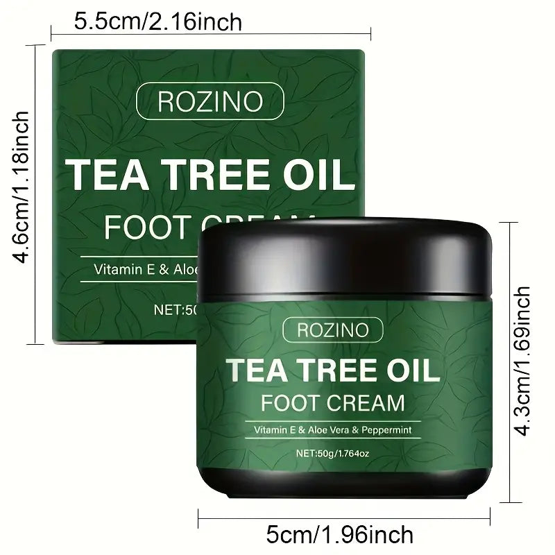Tea Tree Oil Foot Cream, Warming Cream —— Suitable for calluses, dry and cracked feet