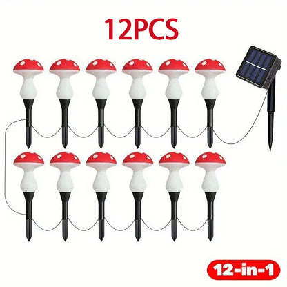 Outdoor Lamp Solar Mushroom Light up Garden Mushroom Lights