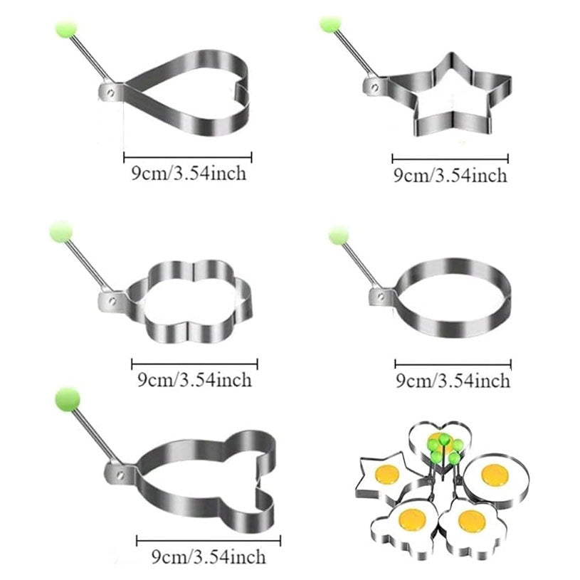 5 Pieces Set Fried Egg Mold Pancake