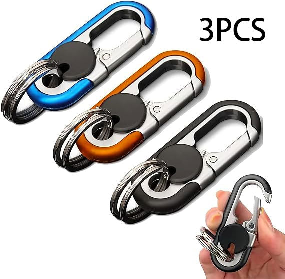 3-Piece Car Key Chain Set
