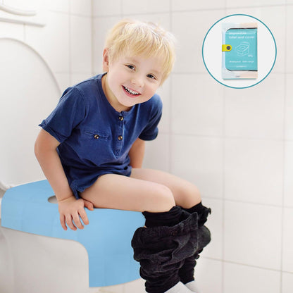 10pcs Waterproof Faster-use Sticker-free Disposable Toilet Seat Covers