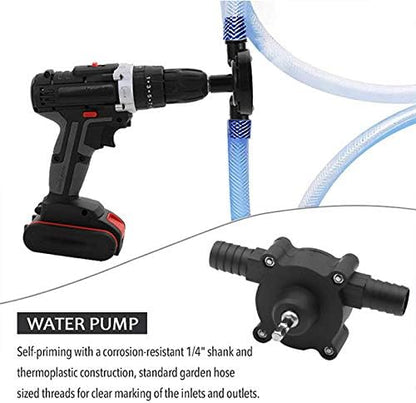 Portable Drill-Powered Water Pump