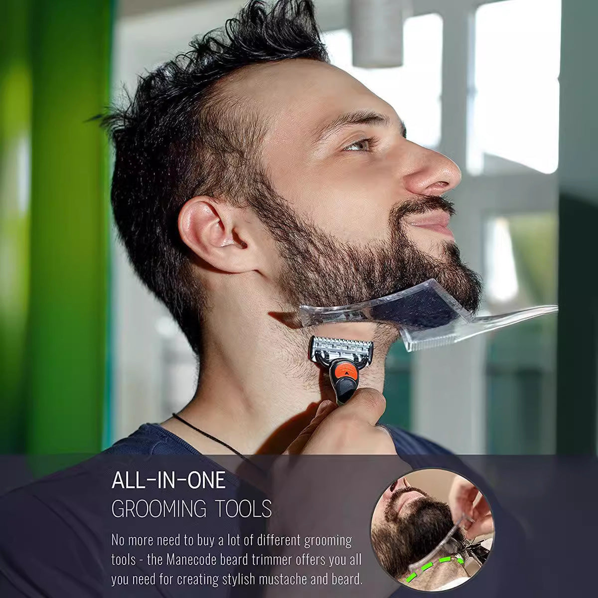 Beard Comb & Style Model