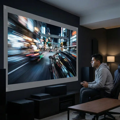 4K UHD Anti-Light Foldable Portable Projector Scree