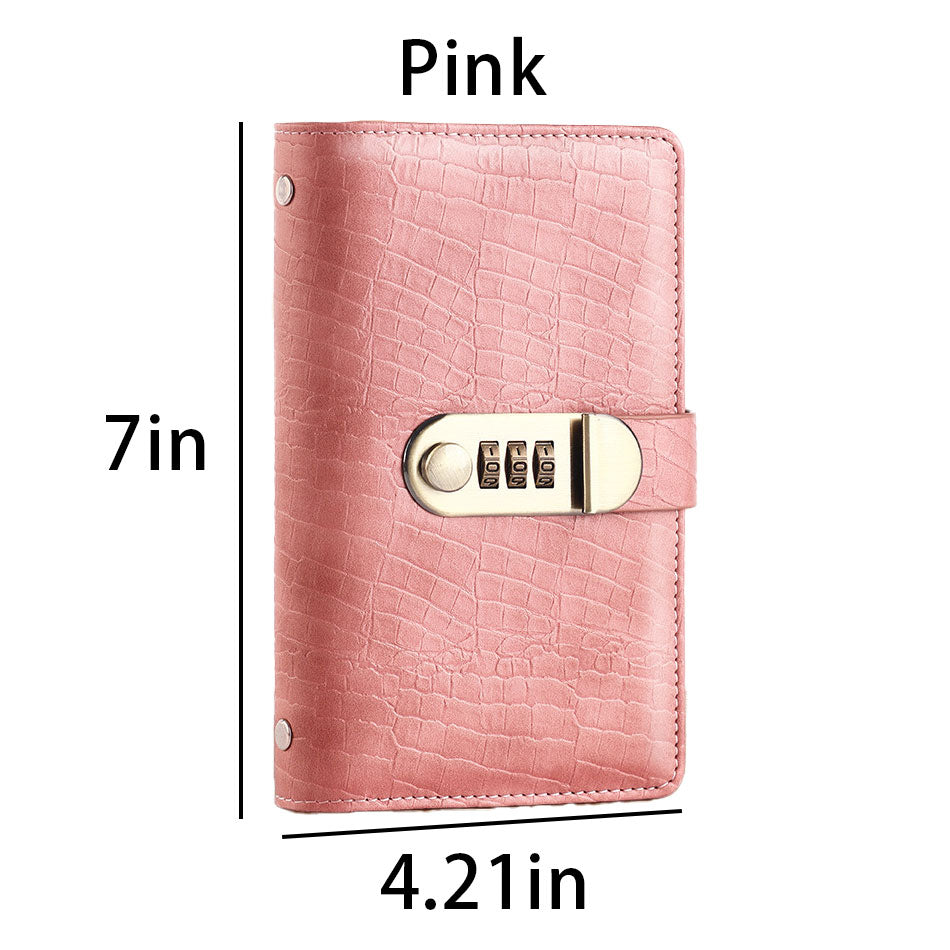 Dial Lock Money Goal Ledger - Paper Currency Stash Binder