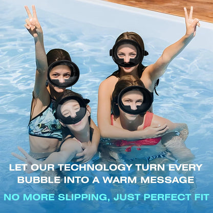 Snorkeling Gear for Adults - Anti-Fog Tempered Glass Mask