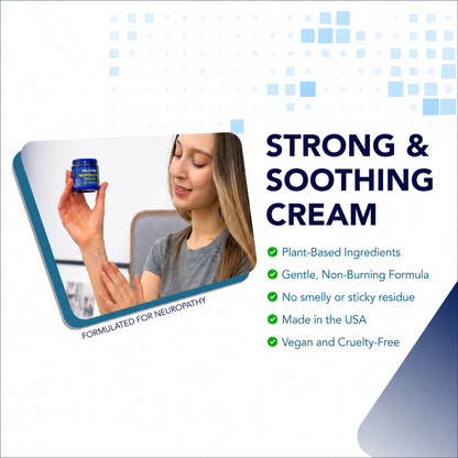 Neuropathy Cream - Soothing Cream for Feet, Legs, Hands, Etc