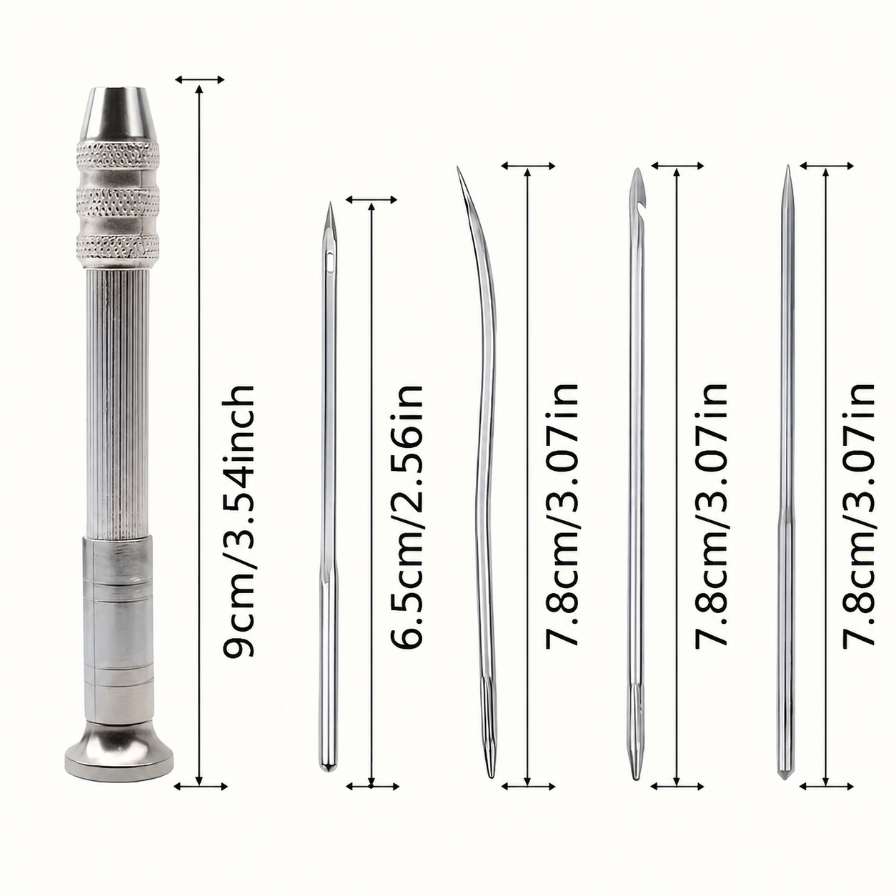 5Pcs Interchangeable Sewing Needle Set - Multifunctional Shoe Repair and DIY
