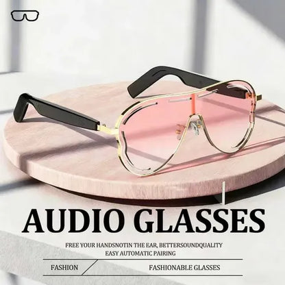 SG26 Pro Music&Calls Smart Wearable BT Headset Glasses Gradient Pink AI Translation