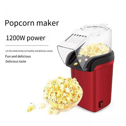 Automatic Mini Popcorn Machine – Portable Hot Air Popcorn Maker