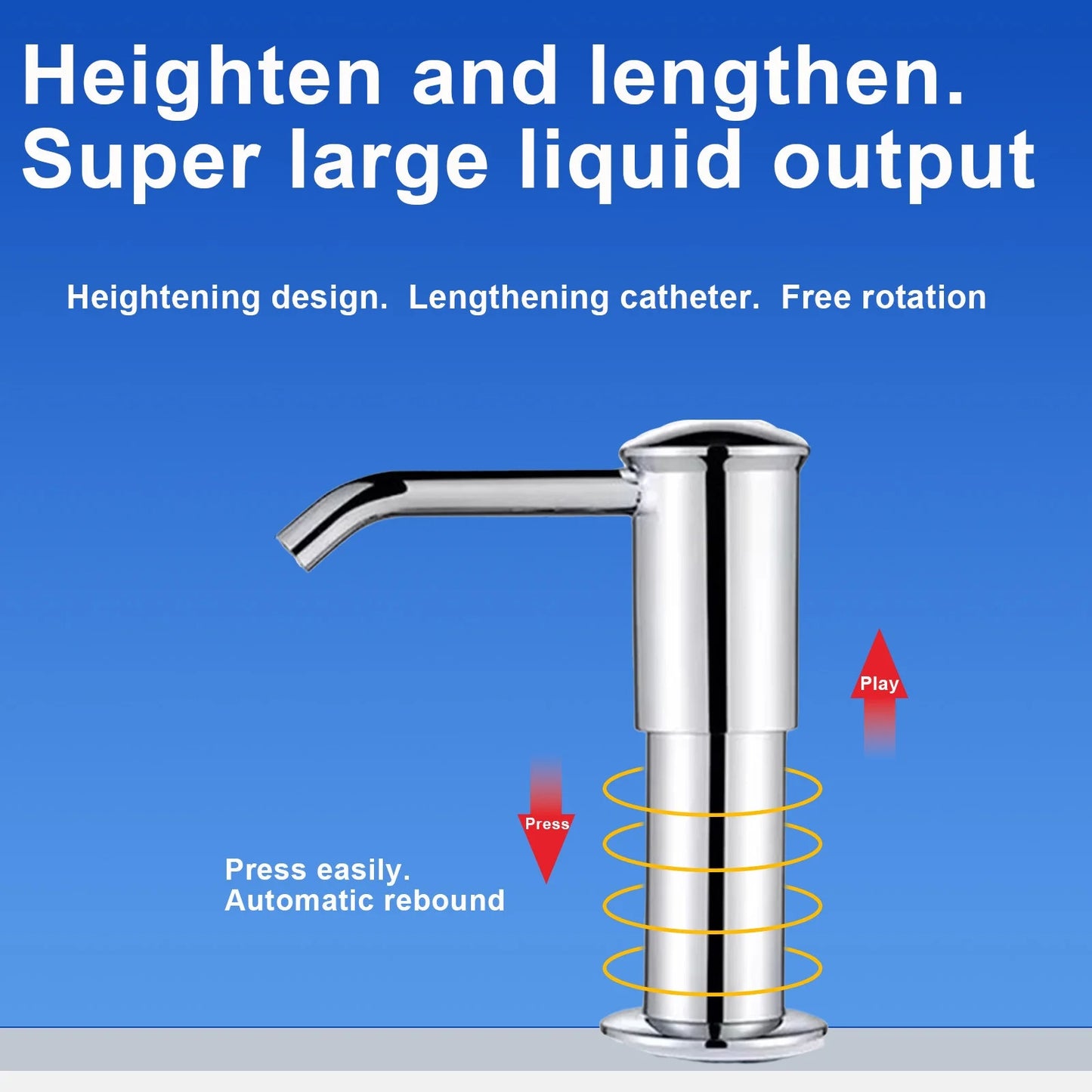 Soap Dispenser Extension Tube Kit – Fits 24-40mm Holes