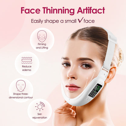 V Face Beauty Device for Woman 8 Modes and 15 Intensity Levels Electric Double Chin Device
