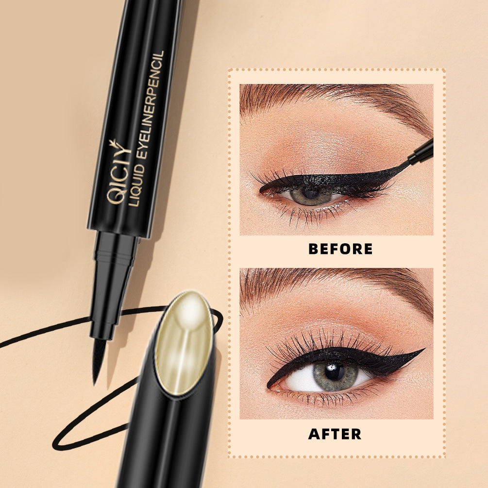 Natural Color-Boosting Black Eyeliner Pencil - Waterproof, 24hr Smudge-proof for Sensitive Eye