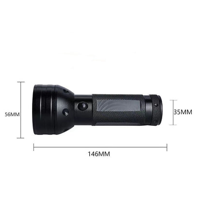 51-LED UV Purple Light Flashlight — Scorpion Detector, Counterfeit Currency Verifier, and Curing Light