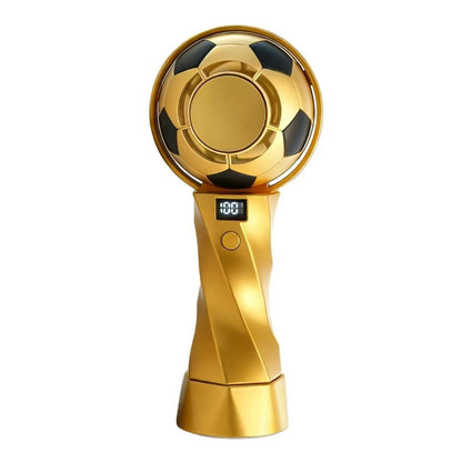 Mini USB Rechargeable Soccer Trophy Shaped Handheld Fan