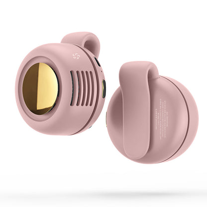 Portable Silent Mini Bladeless Fan Clip On For Shirt & Waist