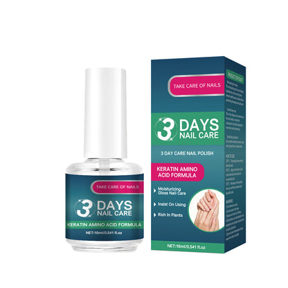 3 Days Nail Care - Keratin Amino Acid, Suitable for Soft and Fragile Nails