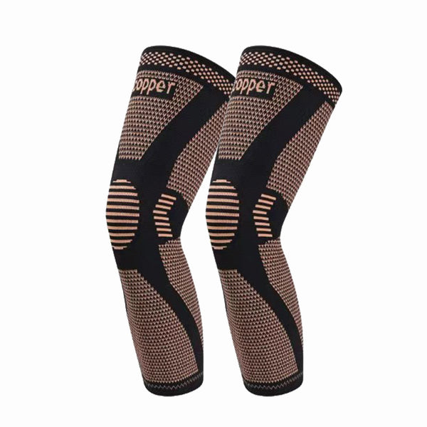 2 Pack Copper Knee Braces for Women and Men, Knee Compression Sleeve for Knee Pain, Arthritis